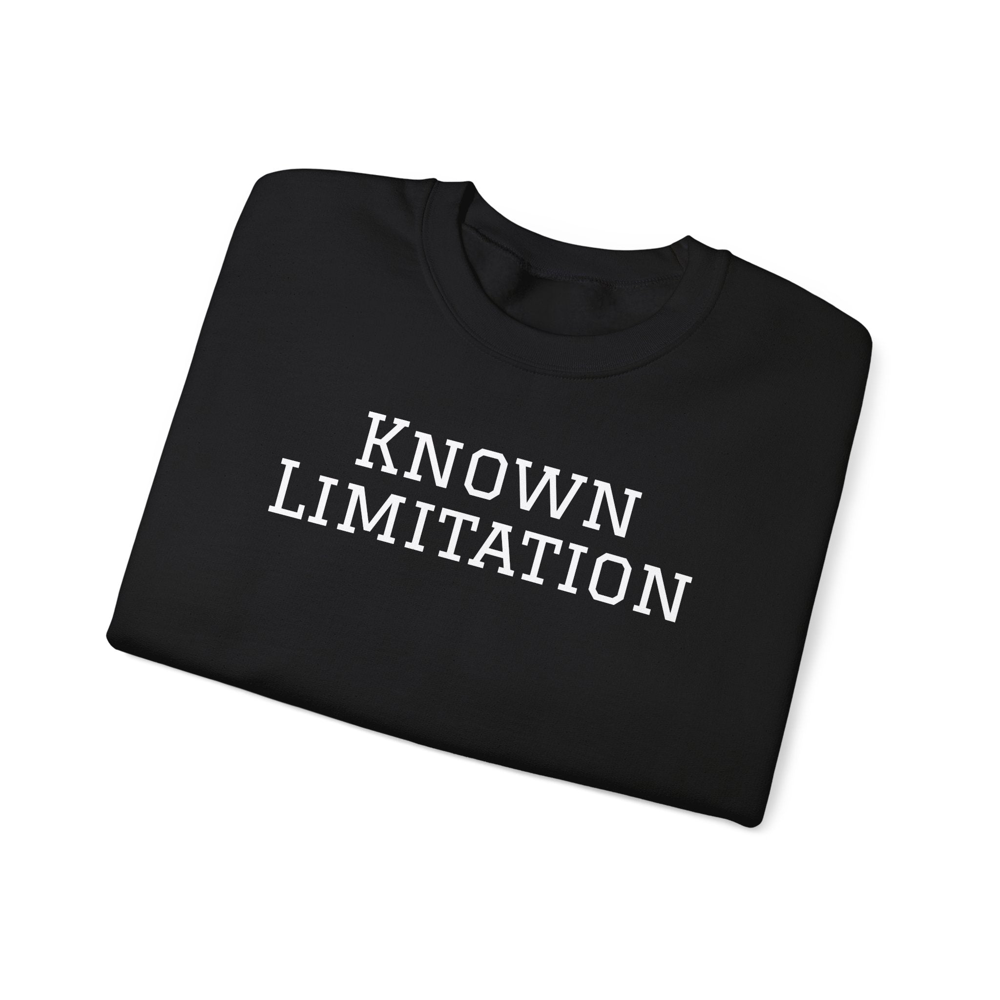 Known Limitation - Crewneck