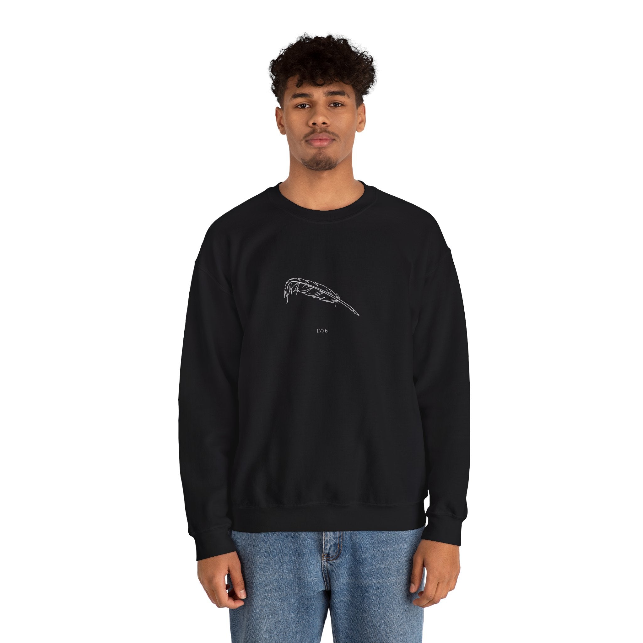The Original Draft - First attempt. Stood up pretty well Crewneck Sweatshirt